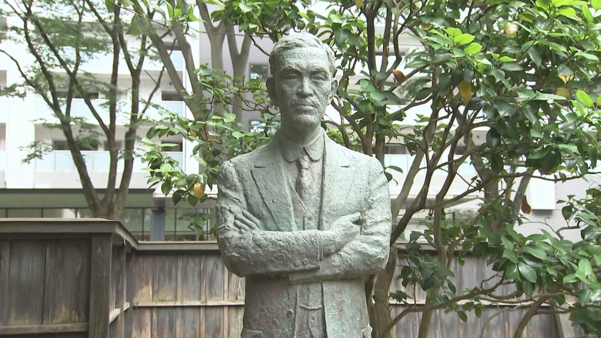 土井晩翠銅像